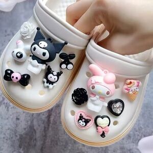 Kuromi /Melody Croc Charm Bundle 12 pieces